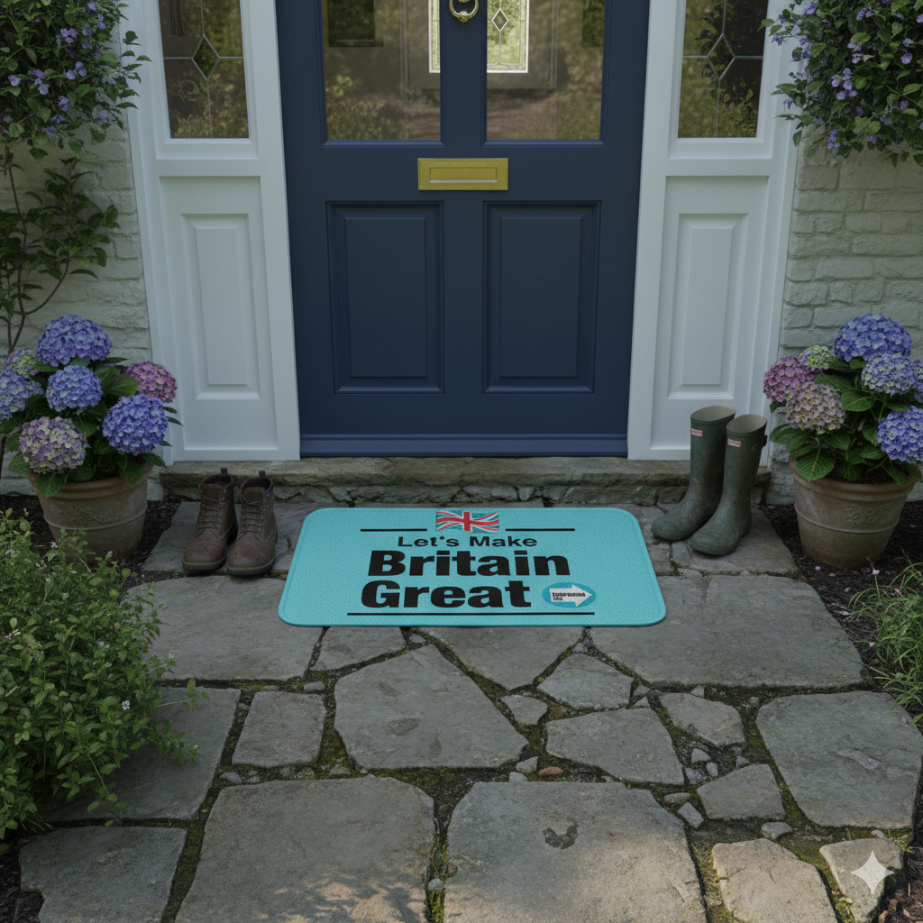 "Let'S Make Britain Great" Christmas Doormat